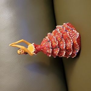 Vtg Mosaic Flamingo Dancer